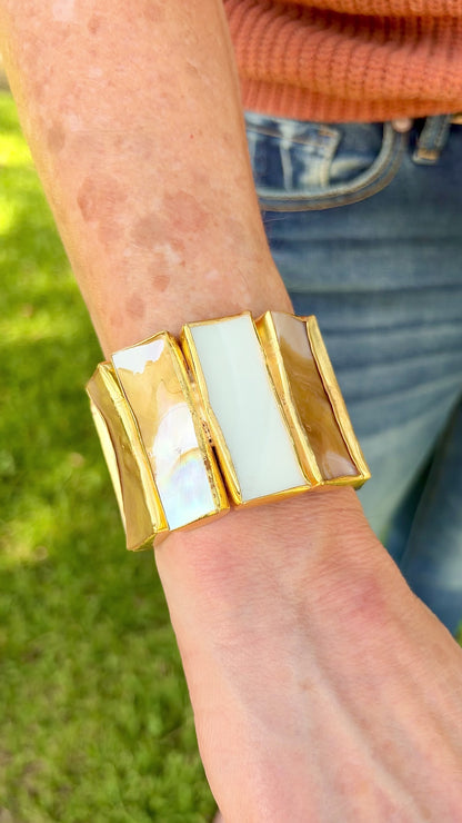 Delta Mother of Pearl Cuff