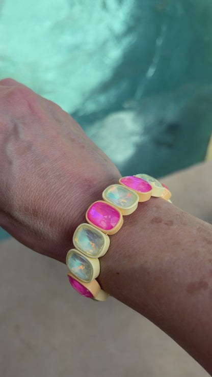 Pink Lemonade Stretch Bracelet