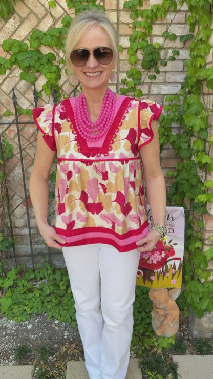 Blooming Blush Blouse