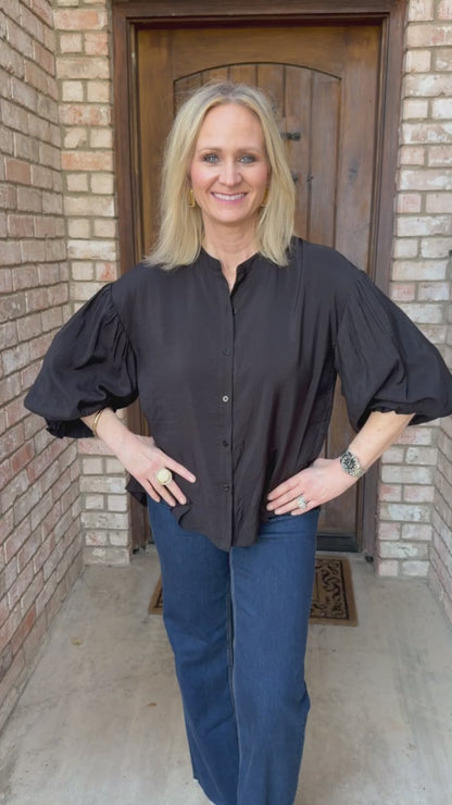 Brighton Black Blouse