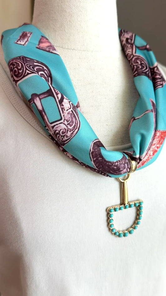 Turquoise Equestrian Charm