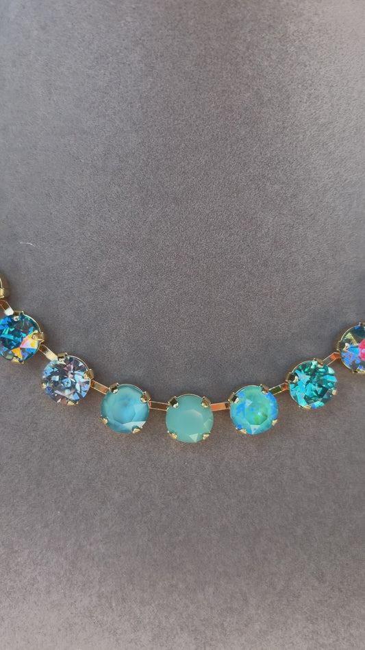 Brilliant Blue Magnetic Necklace