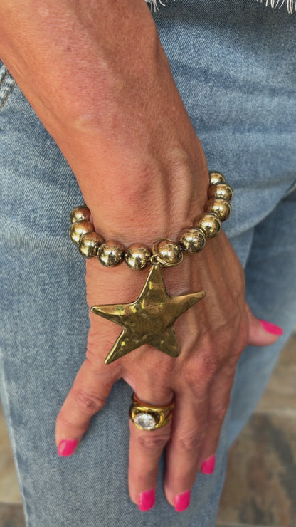 Big Star Gold Bracelet