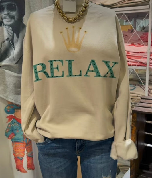 Luxury "Relax" Sweatshirt