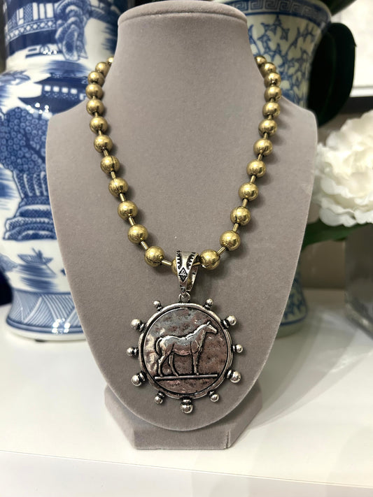 Saddle Up Necklace