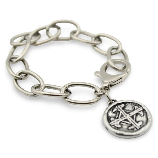 SERENITY PRAYER BRACELET- Silver