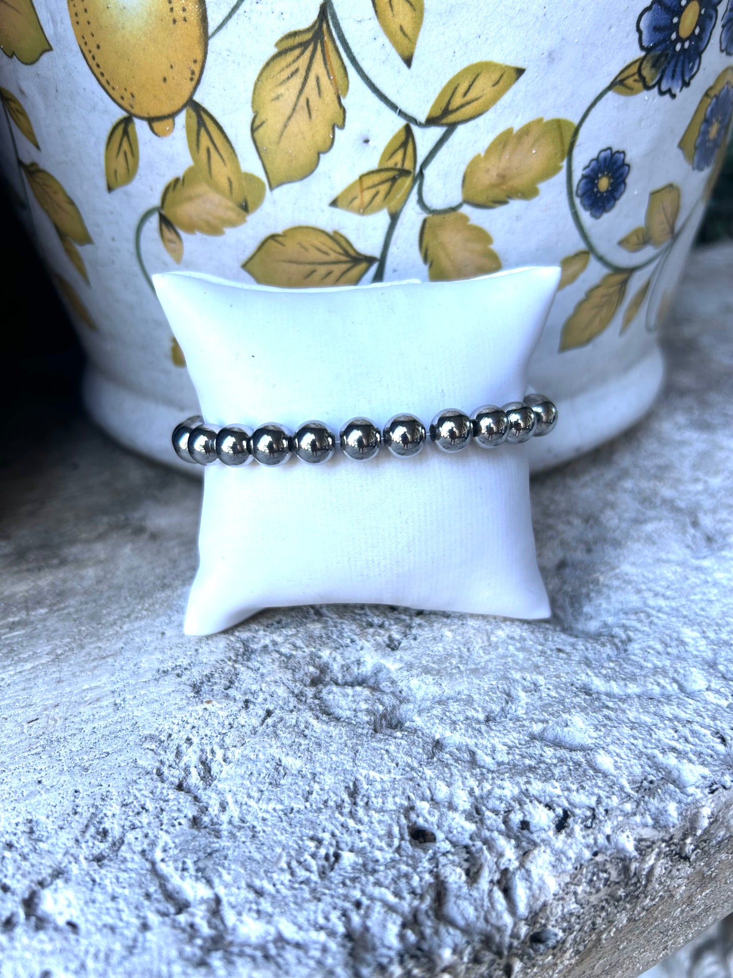 Silver Pebble Bracelet