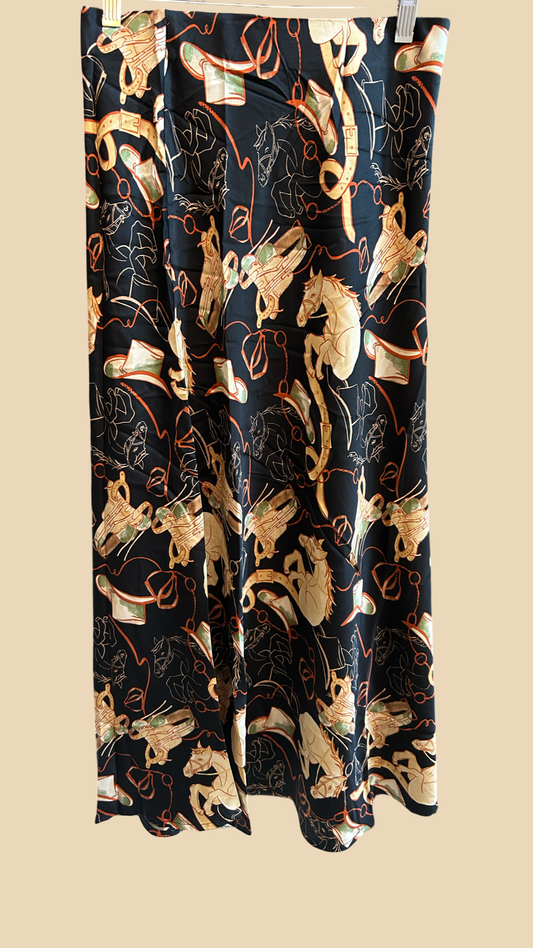 Silk and Saddle Skirt