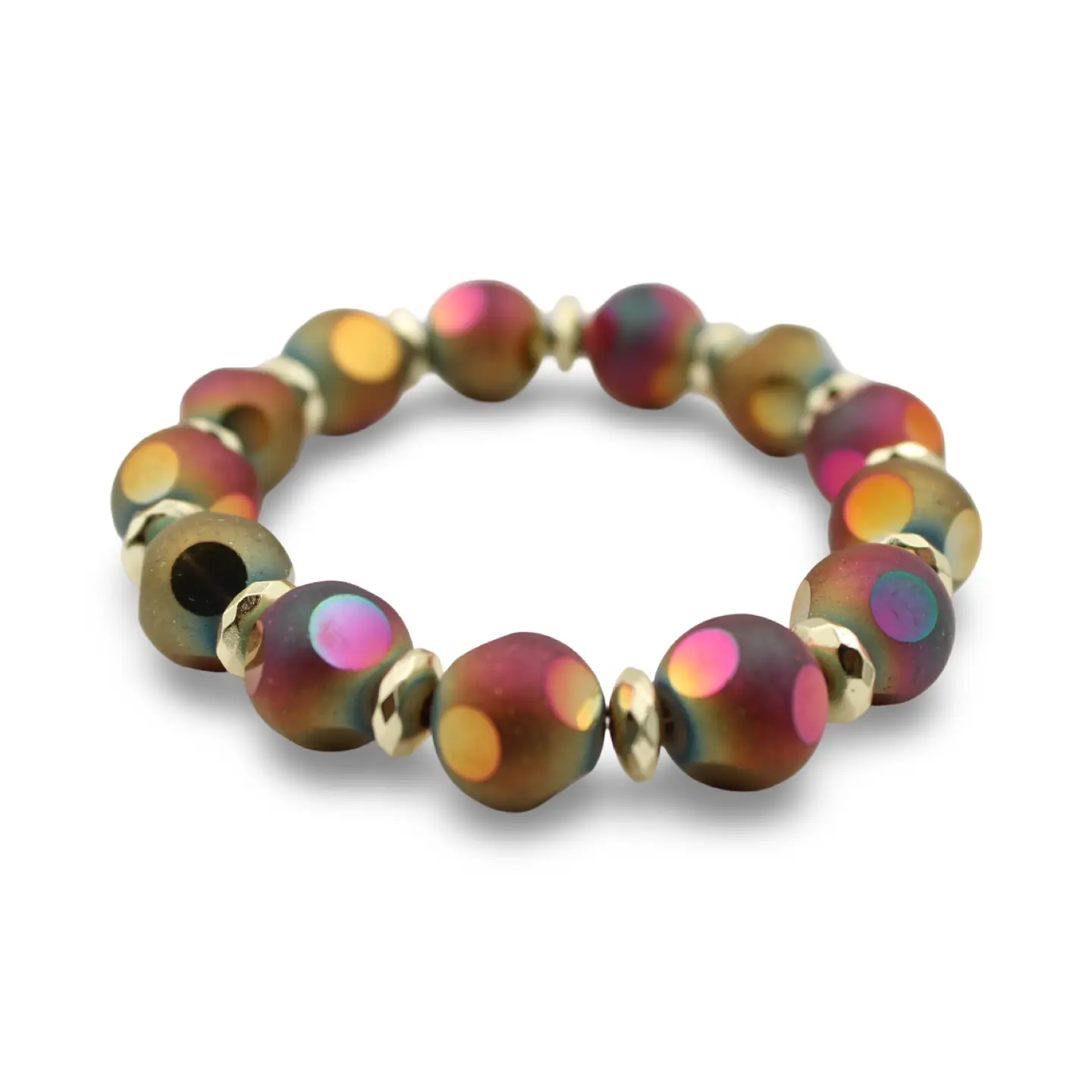 Sparkle Hour Bracelet-Gold Multi