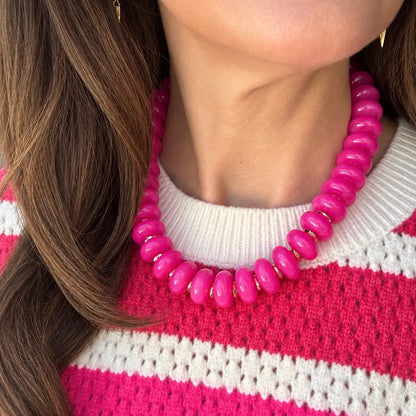Sugarplum Necklace- PInk