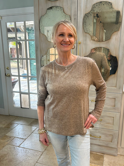 Simple Taupe Tee