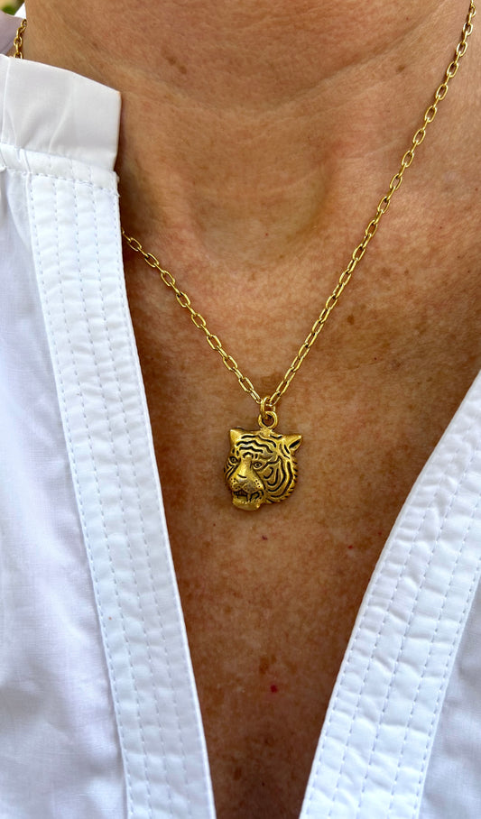 Tiger Gold Necklace