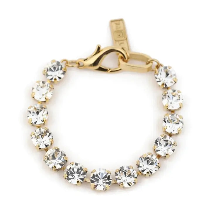 TOVA IZZY Bracelet-Antique Gold Clear