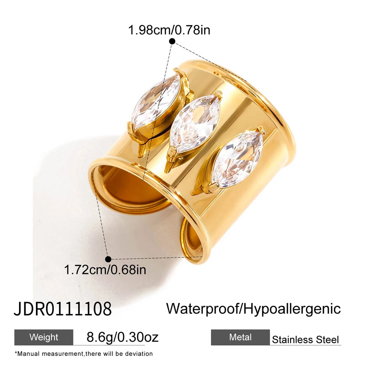 Triple Marquise Diamond Ring