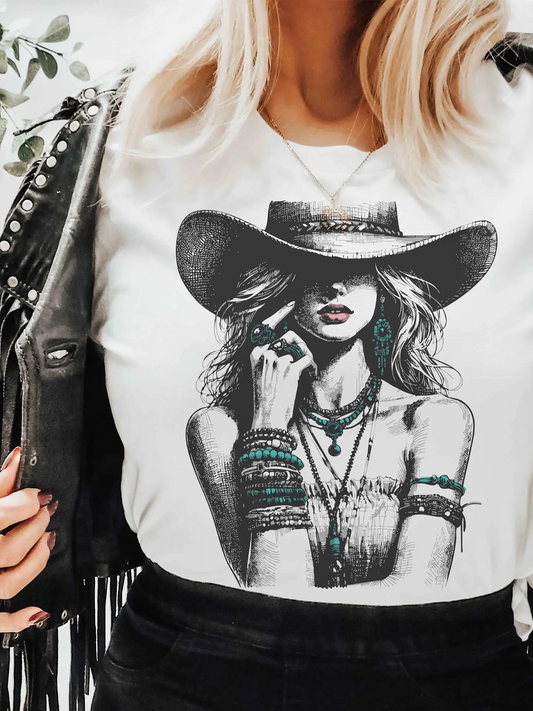Turquoise Cowgirl T-Shirt