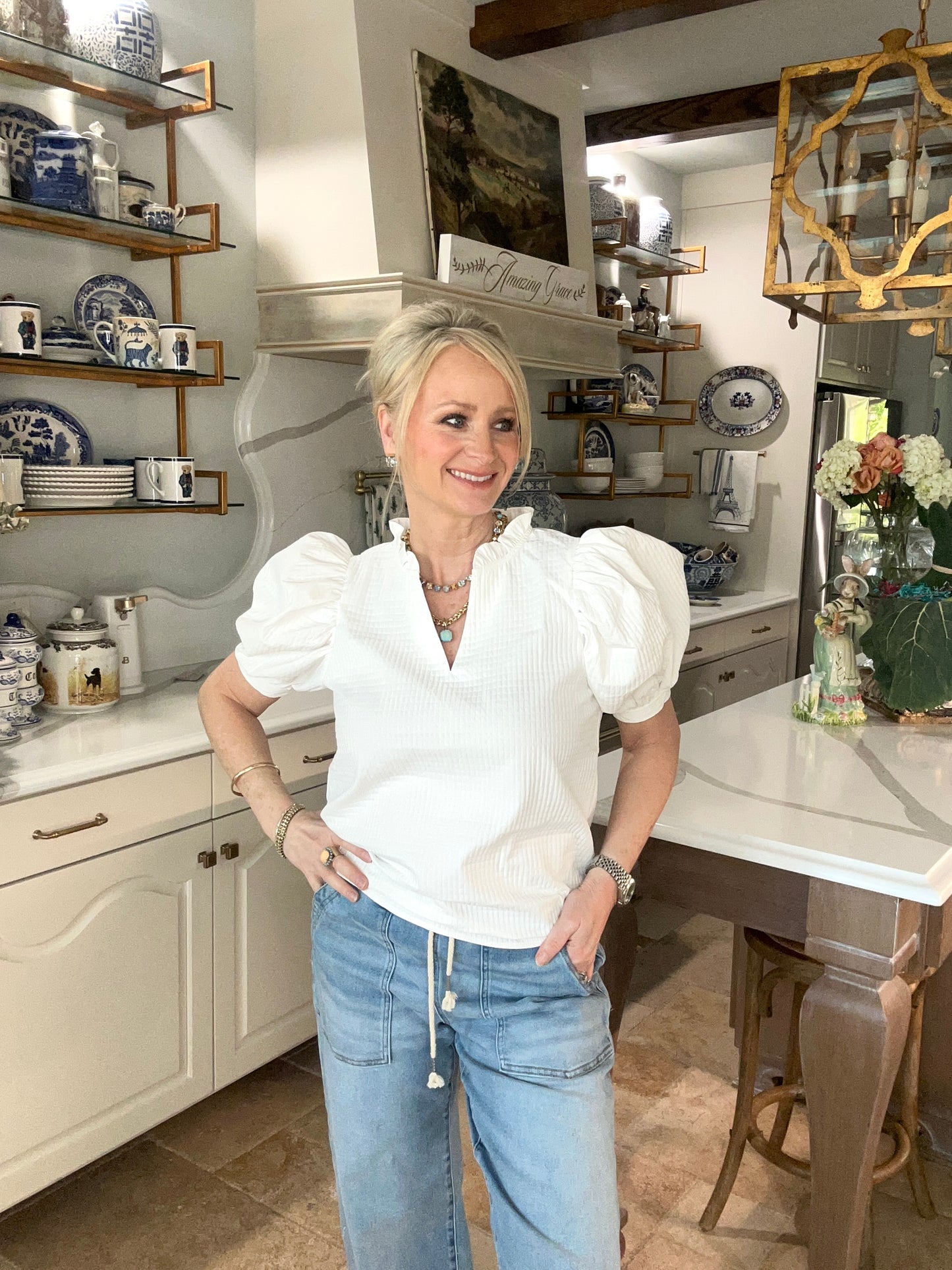 White Petal Blouse