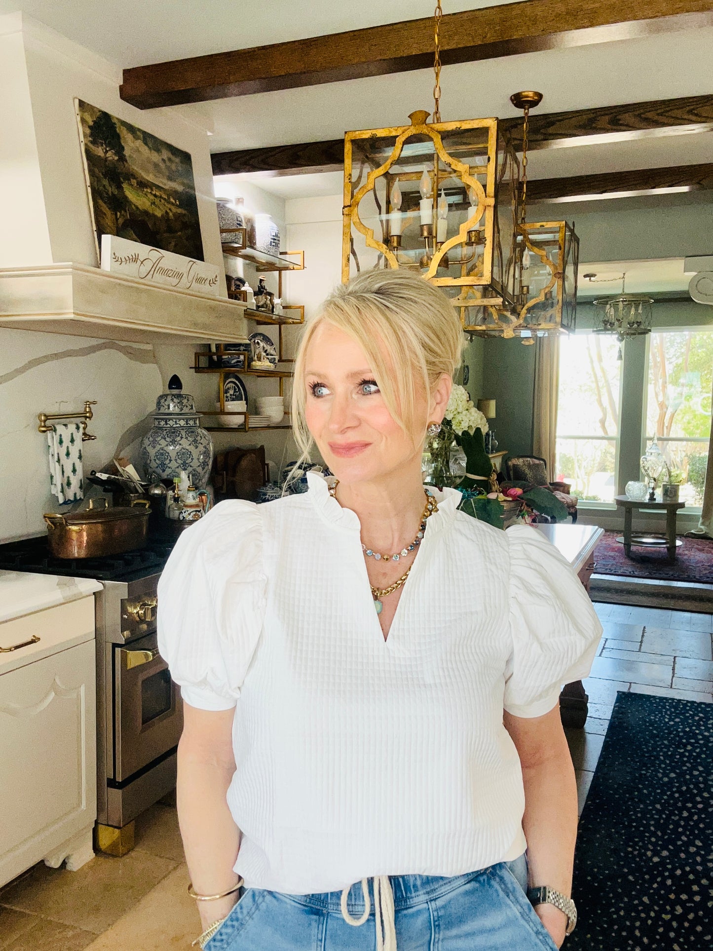 White Petal Blouse