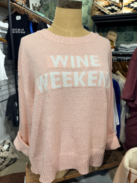 Wine Weekend Knit Sweater