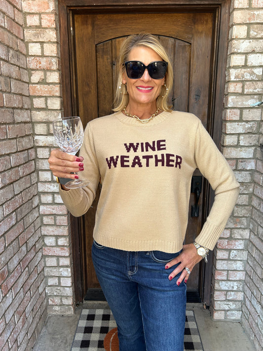Wine Weather Sweater