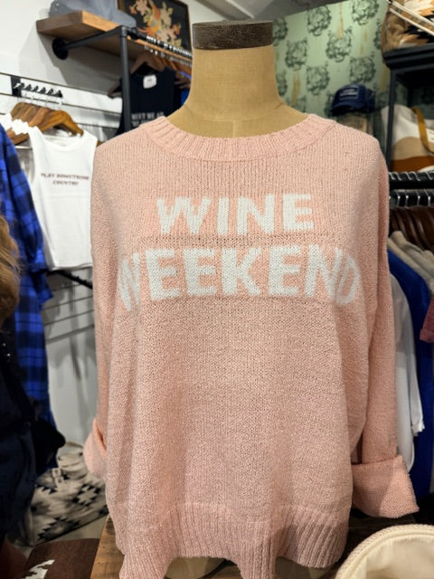 Wine Weekend Knit Sweater