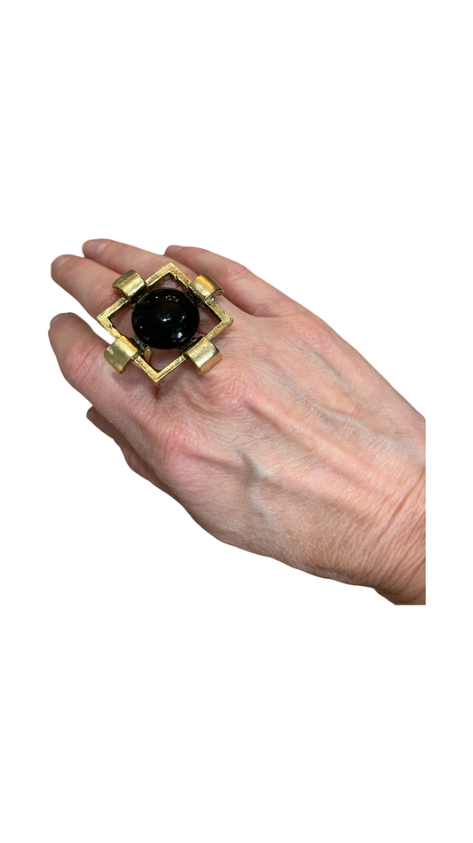 Black Statement Ring