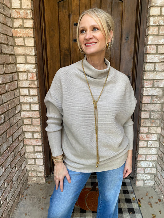 Macy Mock Neck Sweater