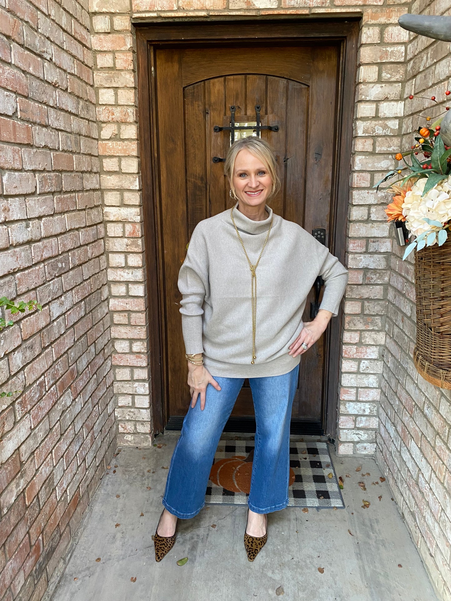 Macy Mock Neck Sweater